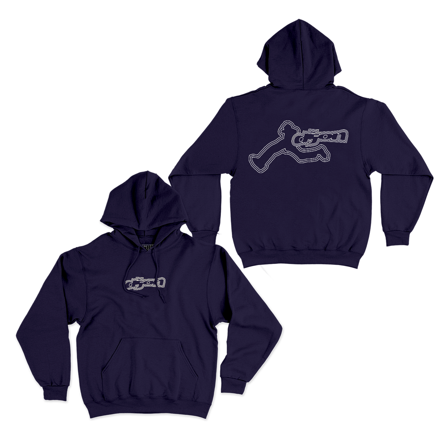 Running Man Hoodie Dijon